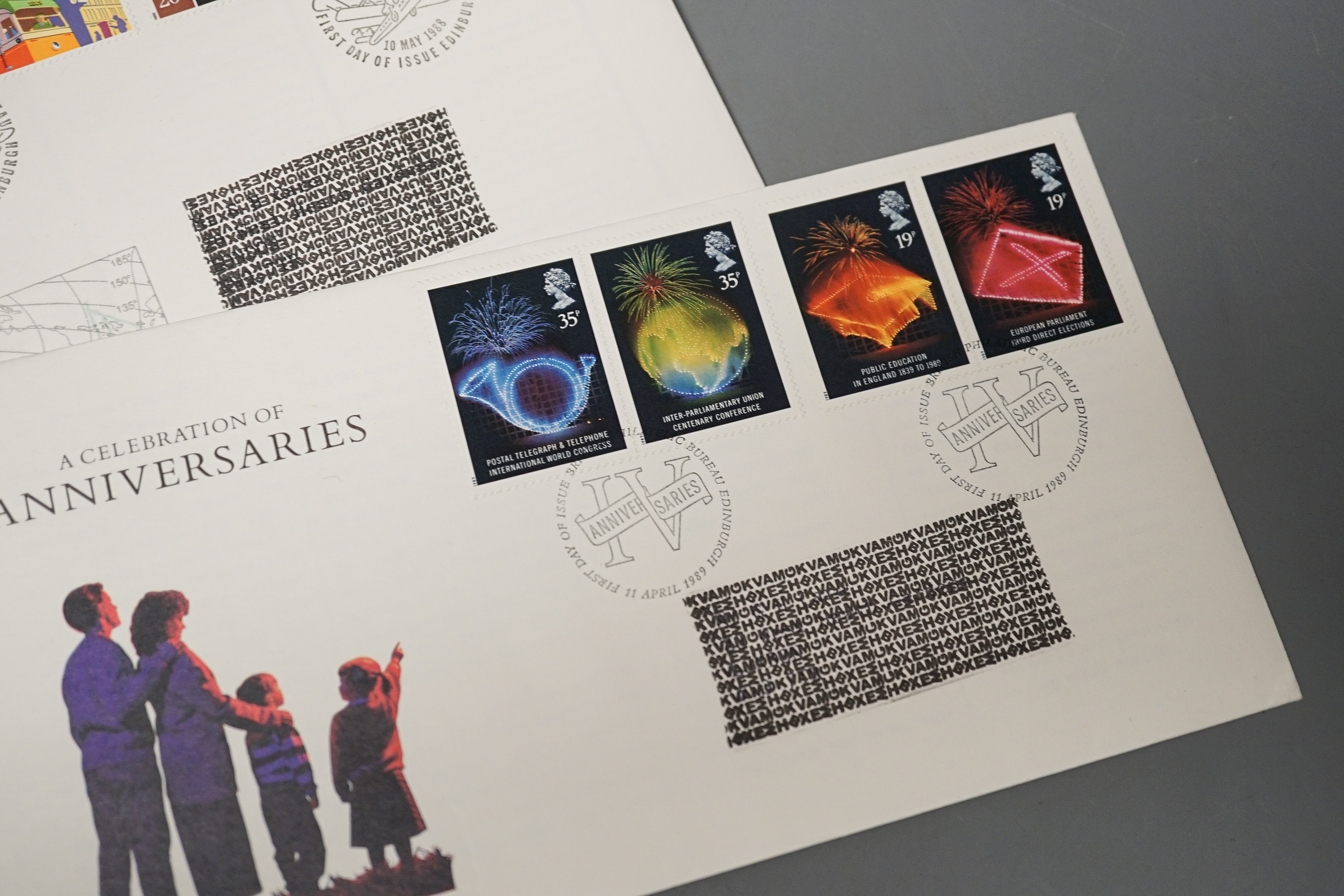 A collection of first day covers